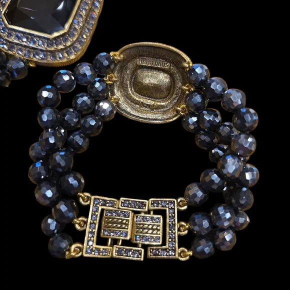 Heidi Daus Tailored To Please Necklace And Bracelet Set - Picture 8 of 9